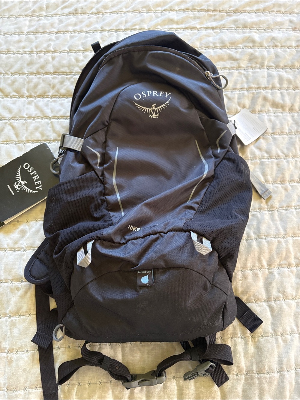 OSPREY Black Hikelite Hiking Backpack